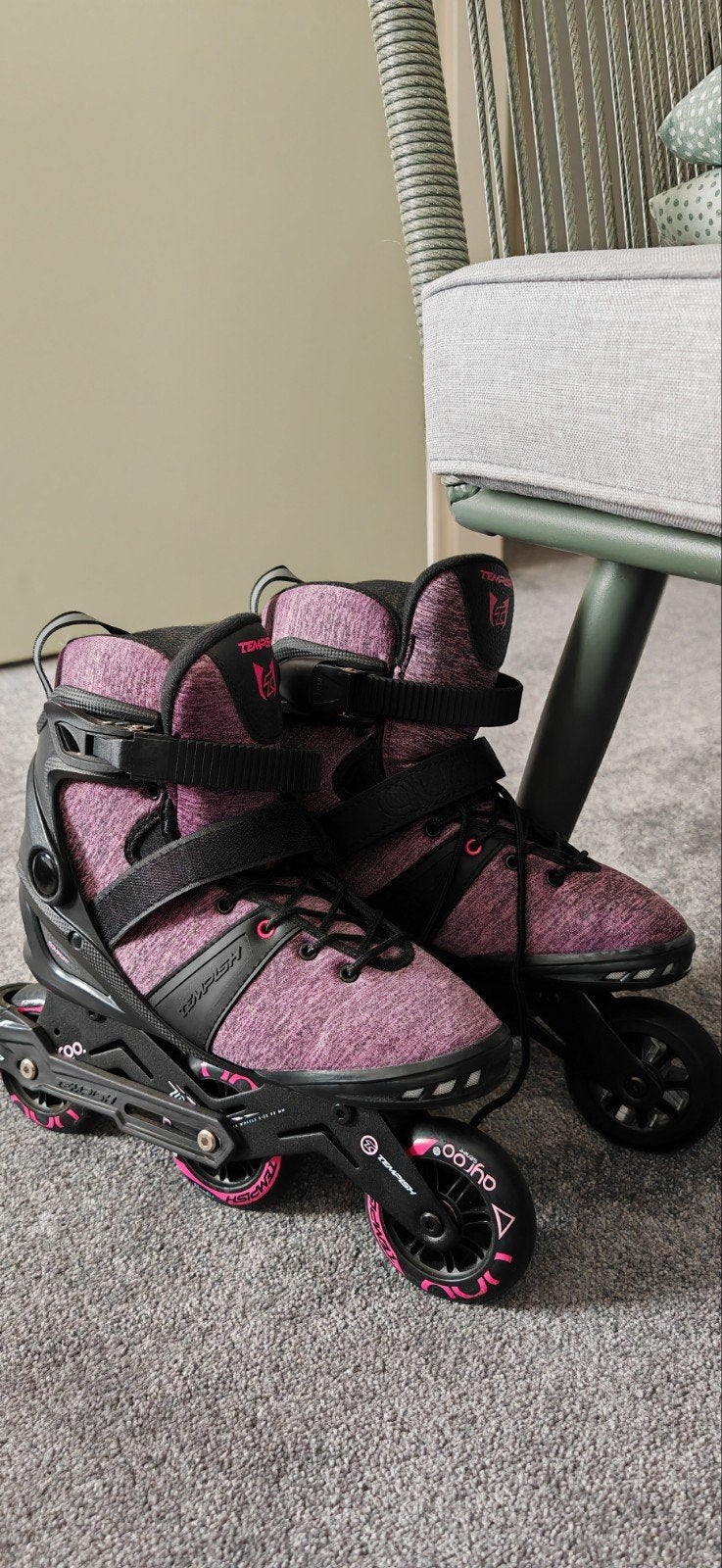 Nieuwe Tempish Ayroo Lady skates met Oxelo bescherming, Ophalen of Verzenden
