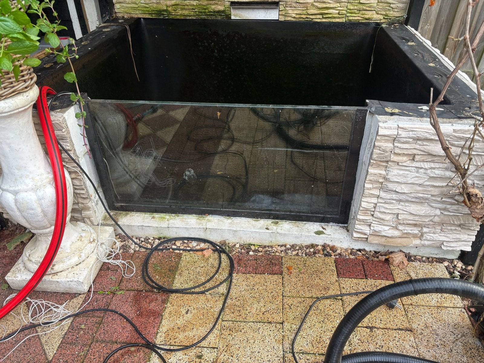 Vijver raam 1.00 x 0.50 cm, Tuin en Terras, Ophalen, Gebruikt