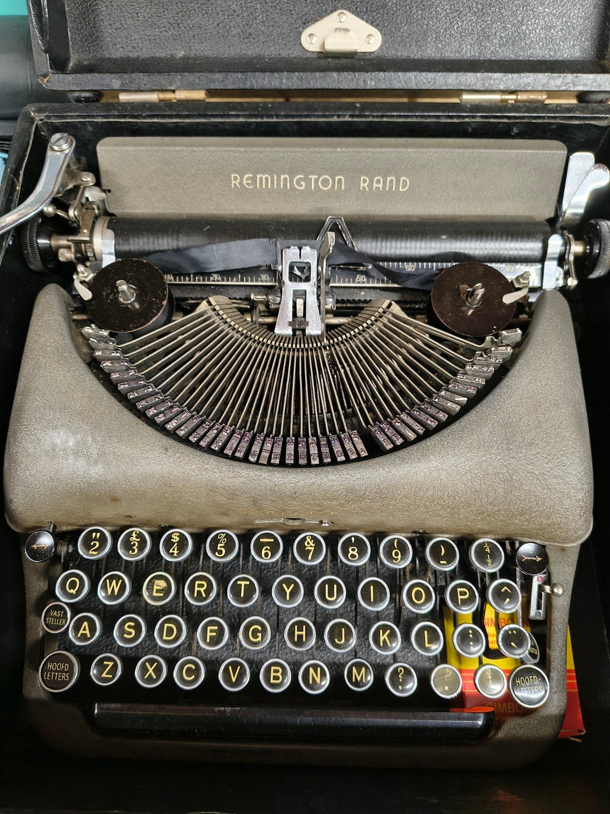 Remington Rand typemachine, Ophalen, Gebruikt, ., .