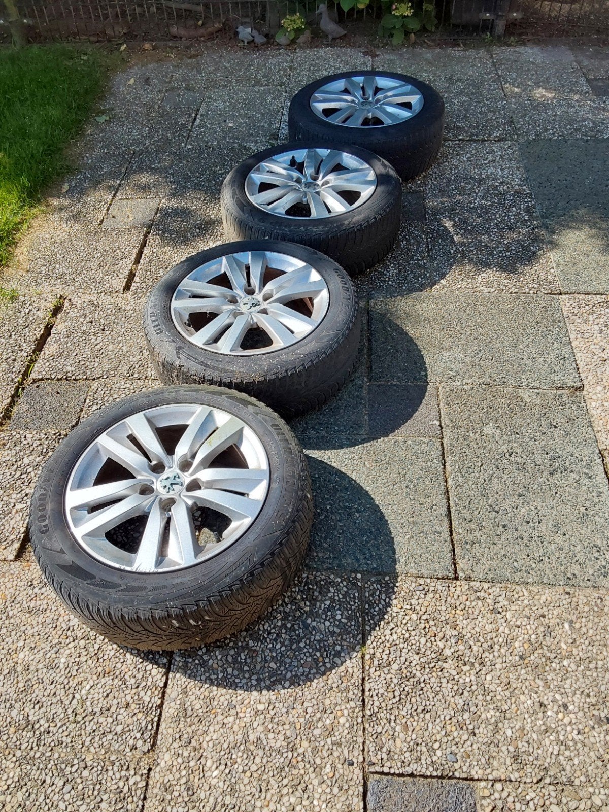 Set wielen/ velgen Peugeot 308, Gebruikt, Velg(en), 16 inch, Personenwagen