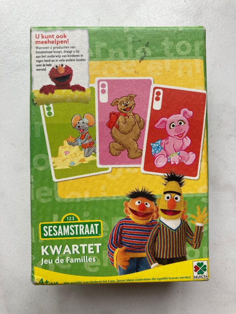 Kwartet Sesamstraat Selecta., Ophalen of Verzenden, Zo goed als nieuw, Kwartet(ten)