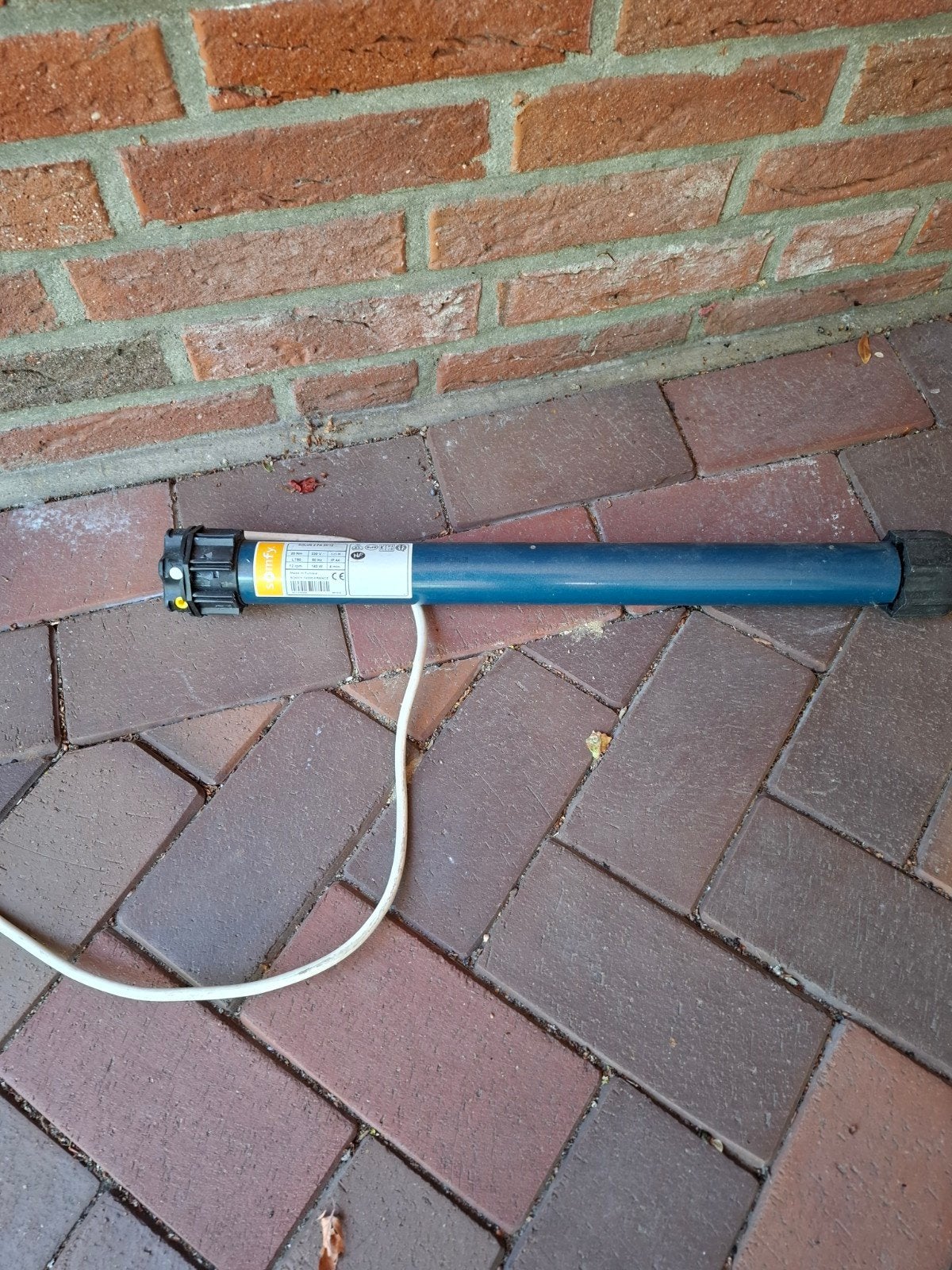 Somfy Solus 2 PA 20/12 buismotor voor rolluik/zonwering, Gebruikt, Overige kleuren, Minder dan 100 cm, Ophalen of Verzenden