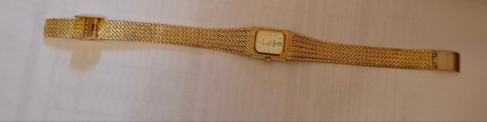 @oude originele horloge "ANKER" quartz @, Overige merken, Staal, Gebruikt, Staal