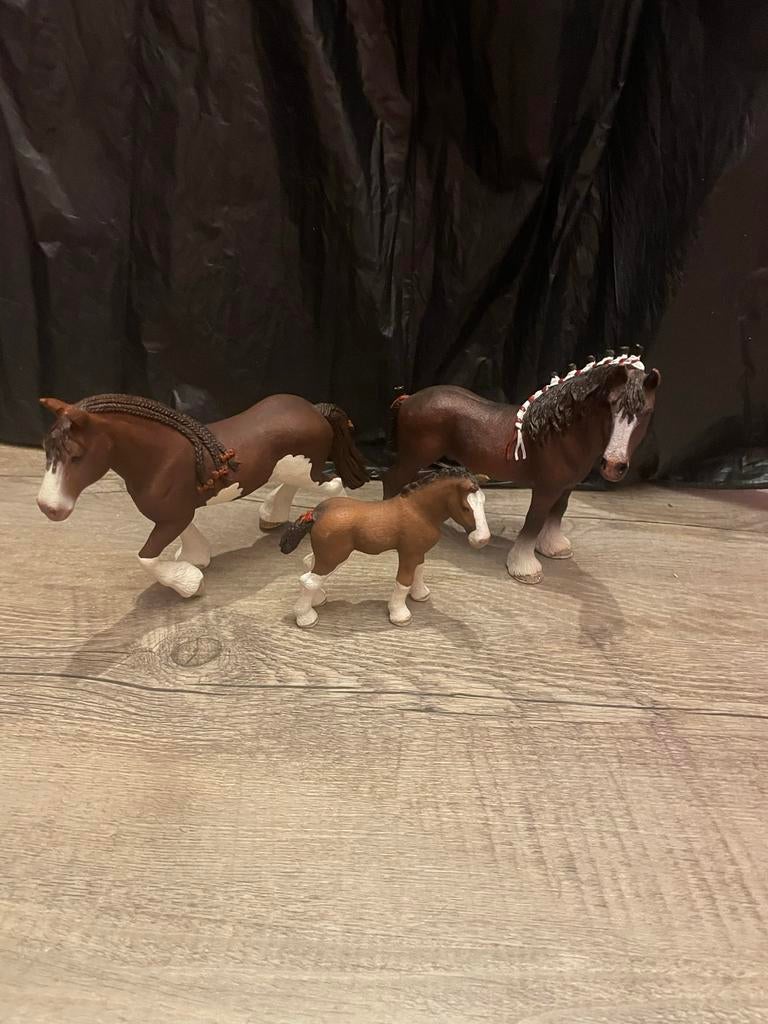 Schleich Clydesdale, Ophalen of Verzenden, Zo goed als nieuw
