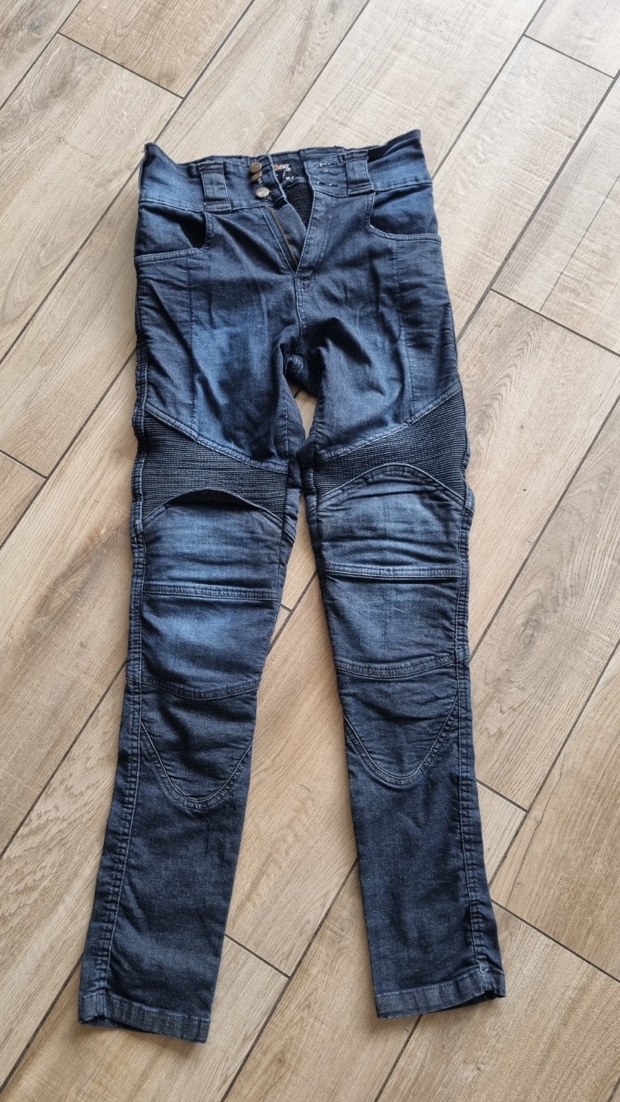 MOTO GIRL Kevlar motorjeans met kniebeschermers - XS, Motoren, Ophalen of Verzenden