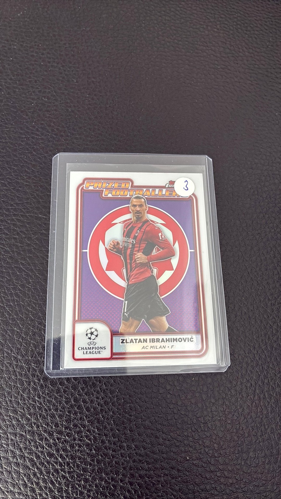 Topps prized zlatan Ibrahimovic, Ophalen of Verzenden, Zo goed als nieuw, Plaatje