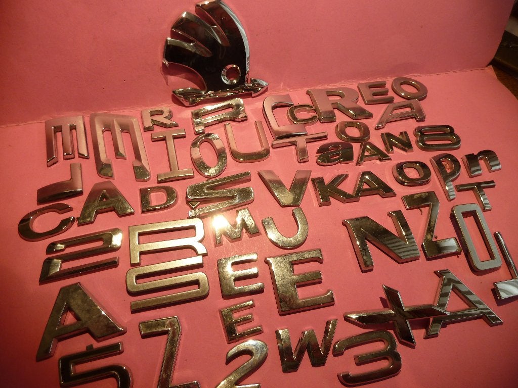 DIV. LETTERS & paar CIJFERS., Ophalen of Verzenden, Gebruikt