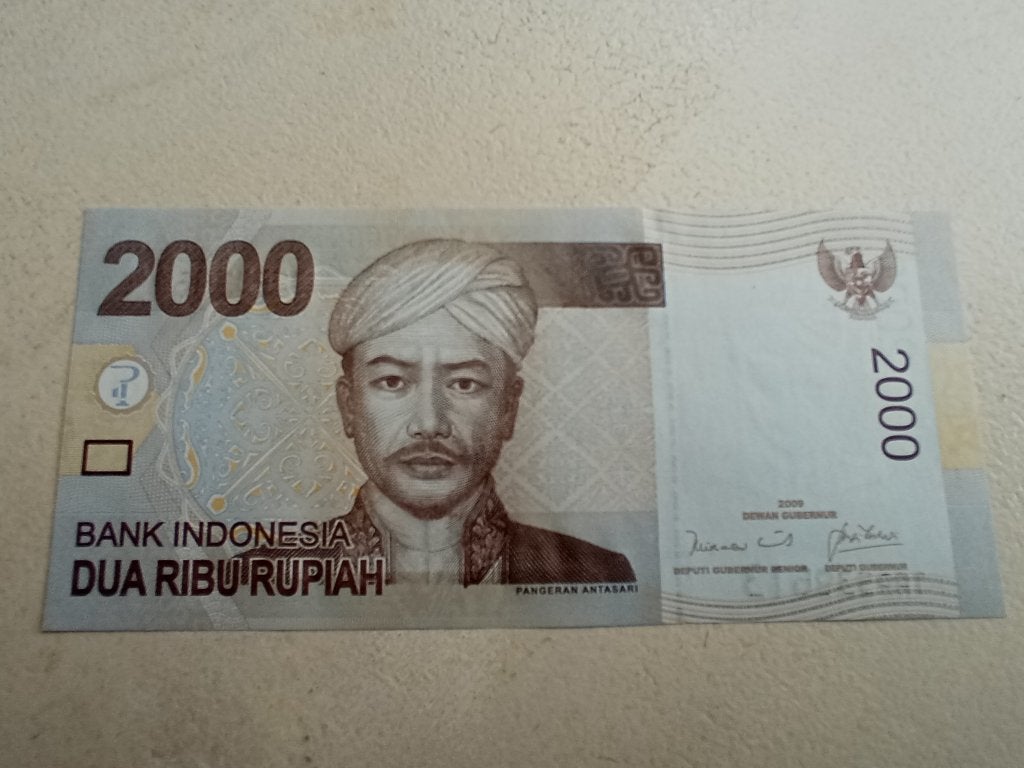 Indonesië 2000 rupiah 2009., Ophalen of Verzenden, Zuidoost-Azië, Los biljet