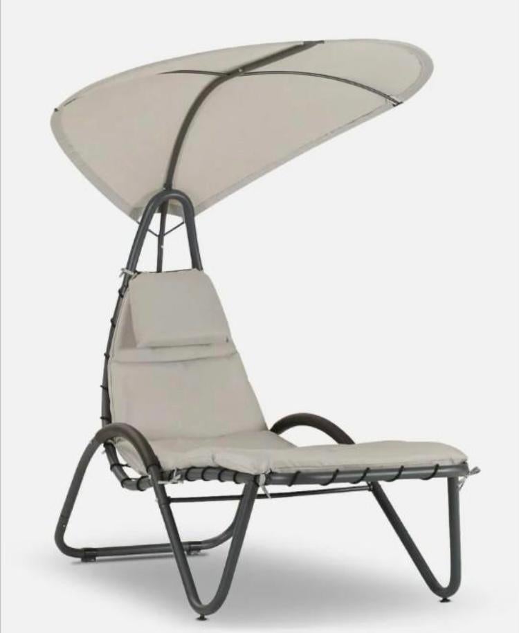 Relax-zonnenbed met dakje van Leco, Ophalen, Nieuw, Metaal