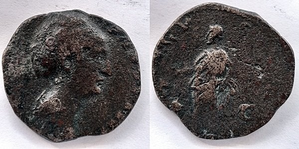 Romeinse Sestertius Faustina Senior 1361, Verzenden, Overige landen