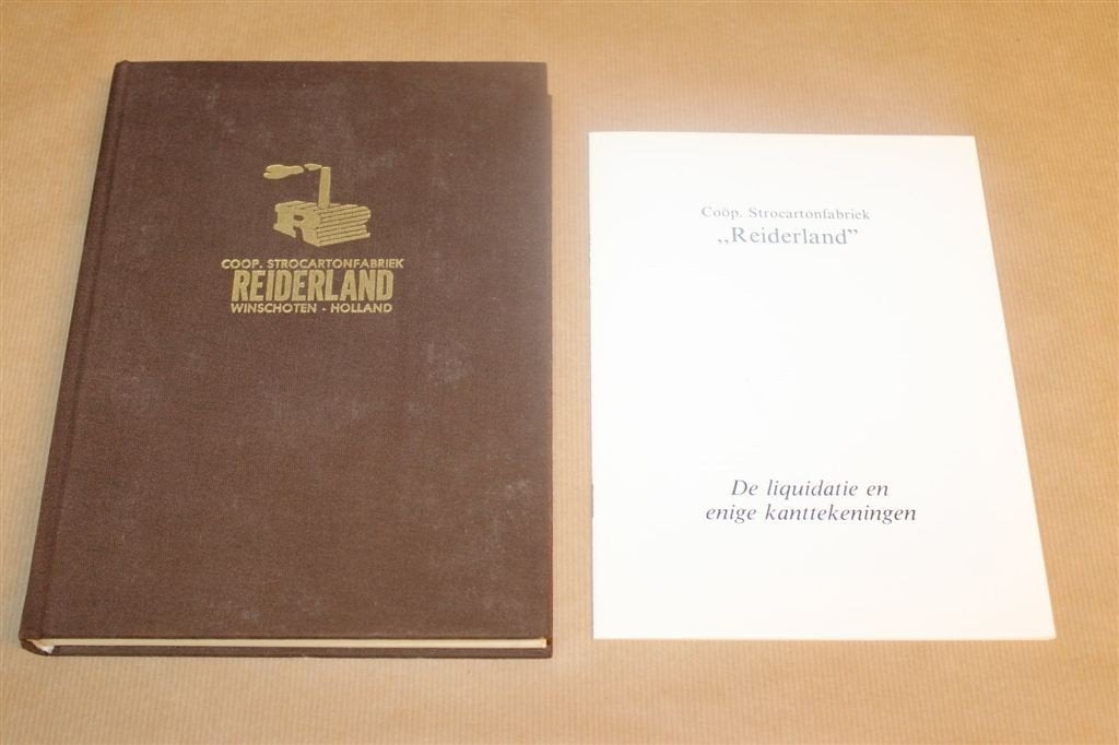 Reiderland — Strokartonfabriek Winschoten Geschiedenis, Ophalen of Verzenden, Gelezen