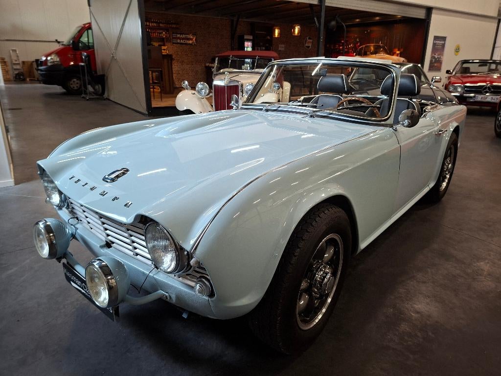Triumph TR4 Tr-4 1964 Blauw, Auto's, Cabriolet, Blauw, 960 kg, Bedrijf