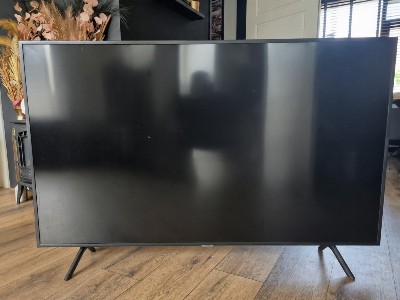Samsung Smart TV 55 inch met kapot scherm (voor onderdelen), Ophalen of Verzenden, Samsung, Smart TV, Full HD (1080p)