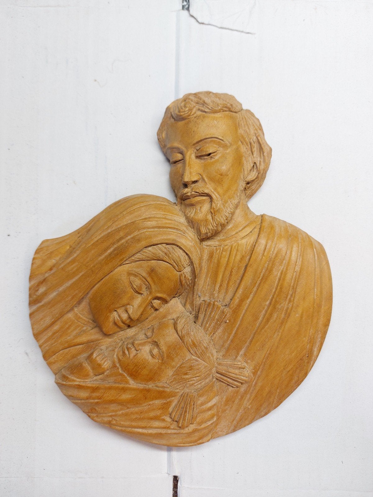 Jozef/Maria, Antiek en Kunst, Houtsnijwerk, Minder dan 20 cm, Ophalen of Verzenden, Handgemaakt