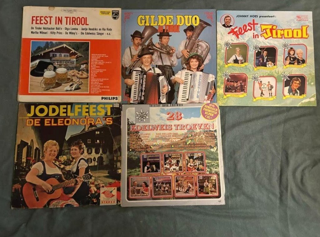 6 LP's Tirol Nederlands (ook per stuk te koop), LP, Gebruikt, 12 inch, Schlager