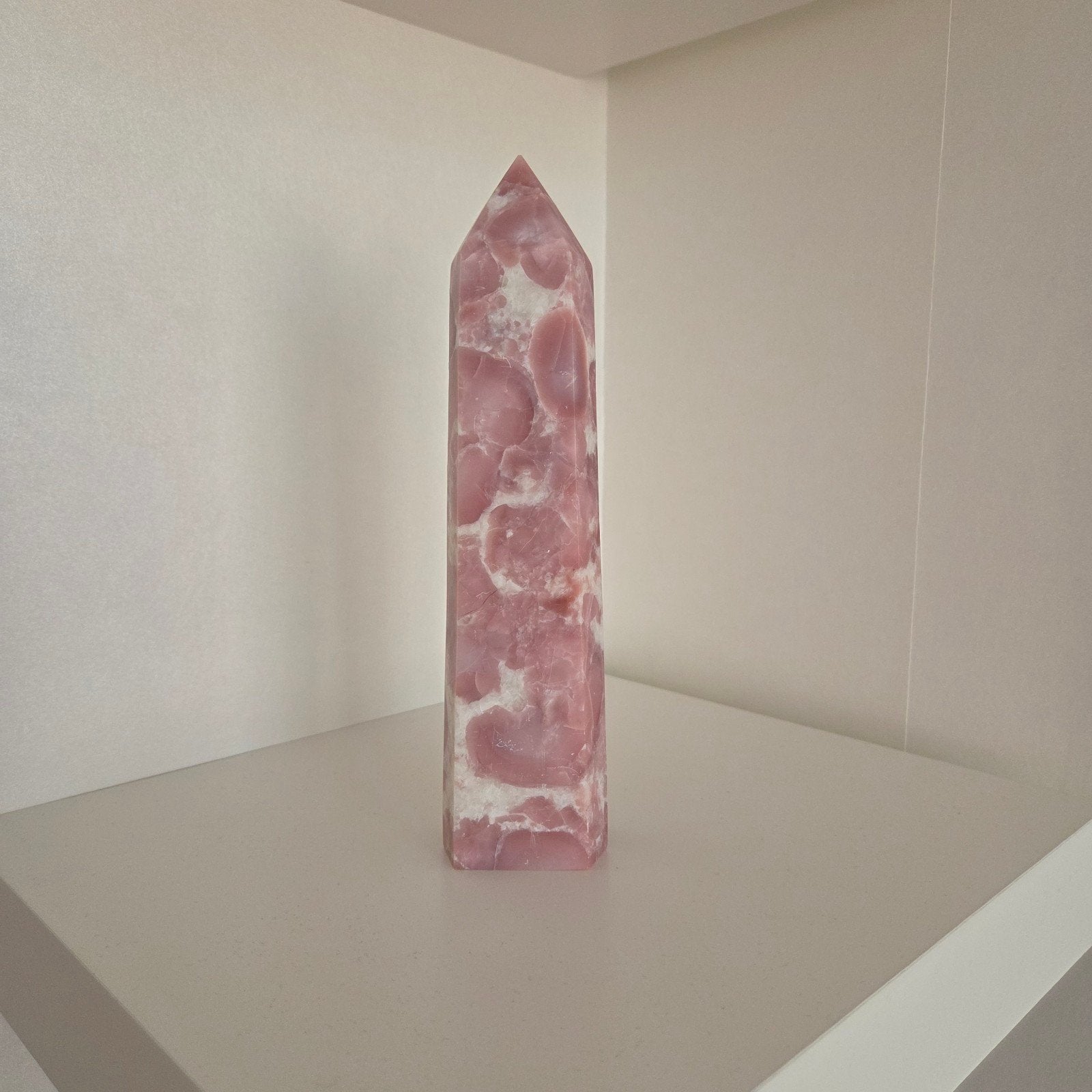 Opaal Pink Toren, Ophalen of Verzenden