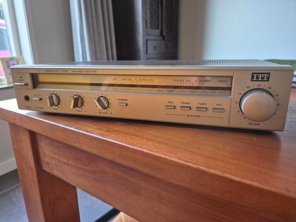 ITT HIFI 4040 A Versterker - Vintage Audio, Ophalen of Verzenden, Gebruikt, Overige merken