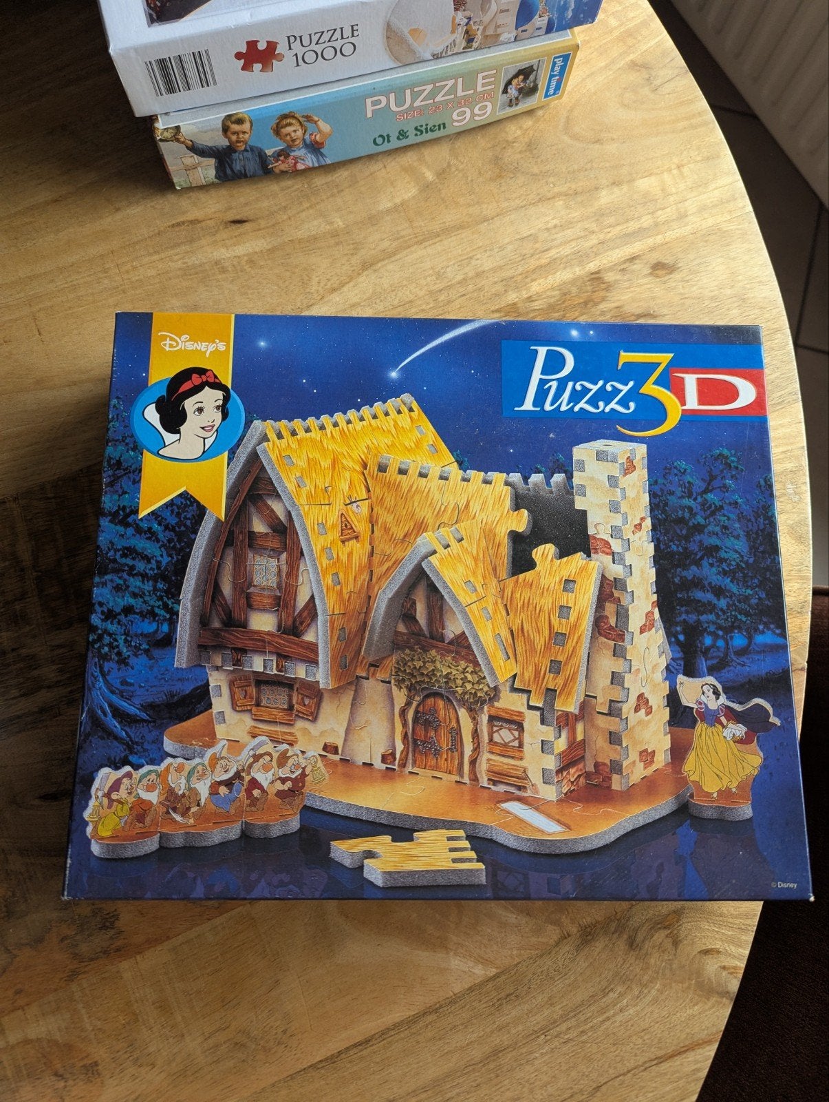 puzzel 3D Sneeuwwitje en de zeven dwergen, Hobby en Vrije tijd, Ophalen, Minder dan 500 stukjes, Zo goed als nieuw, Rubik's of 3D-puzzel