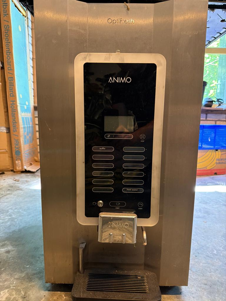 Animo OptiFresh 1 NG 2.0 Koffiemachine, Witgoed en Apparatuur, Afneembaar waterreservoir, Gebruikt, 10 kopjes of meer, Koffiemachine
