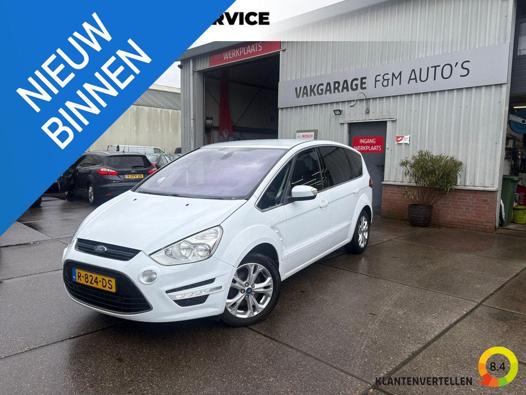 Ford S-Max 1.6 EcoBoost Lease Titanium 7p. Clima, trekhaak, Auto's, Voorwielaandrijving, Gebruikt, 4 cilinders, 160 pk