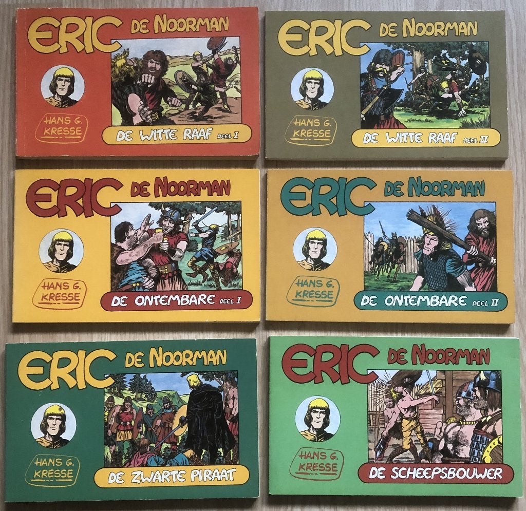 HANS G. KRESSE - ERIC DE NOORMAN - 6 BOEKEN, Meerdere stripboeken, Ophalen of Verzenden, Zo goed als nieuw, Hans G. Kresse