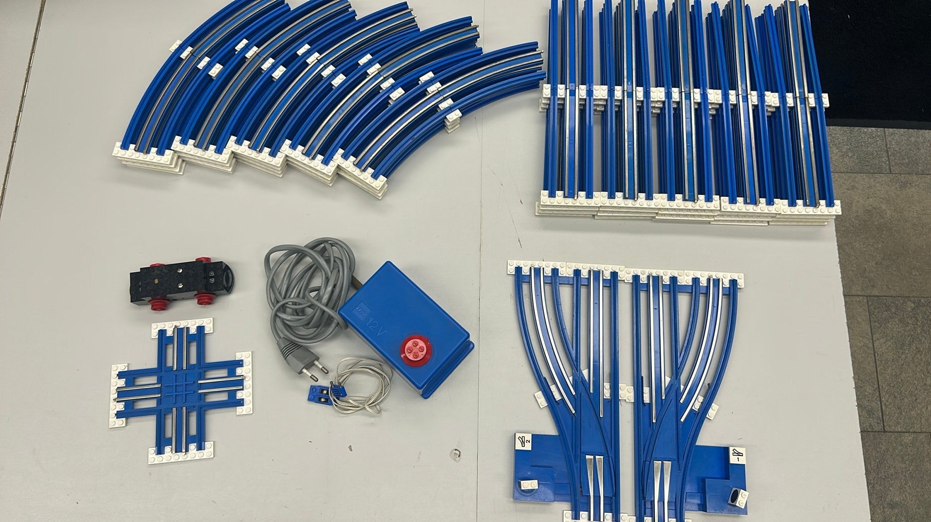 SB2967 Lego trein 12v rails pakket, Kinderen en Baby's, Speelgoed | Duplo en Lego, Ophalen of Verzenden, Gebruikt