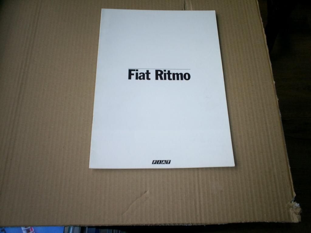 Fiat Ritmo [ 5 / 1980 16 pag. ], Verzenden, Zo goed als nieuw, Overige merken