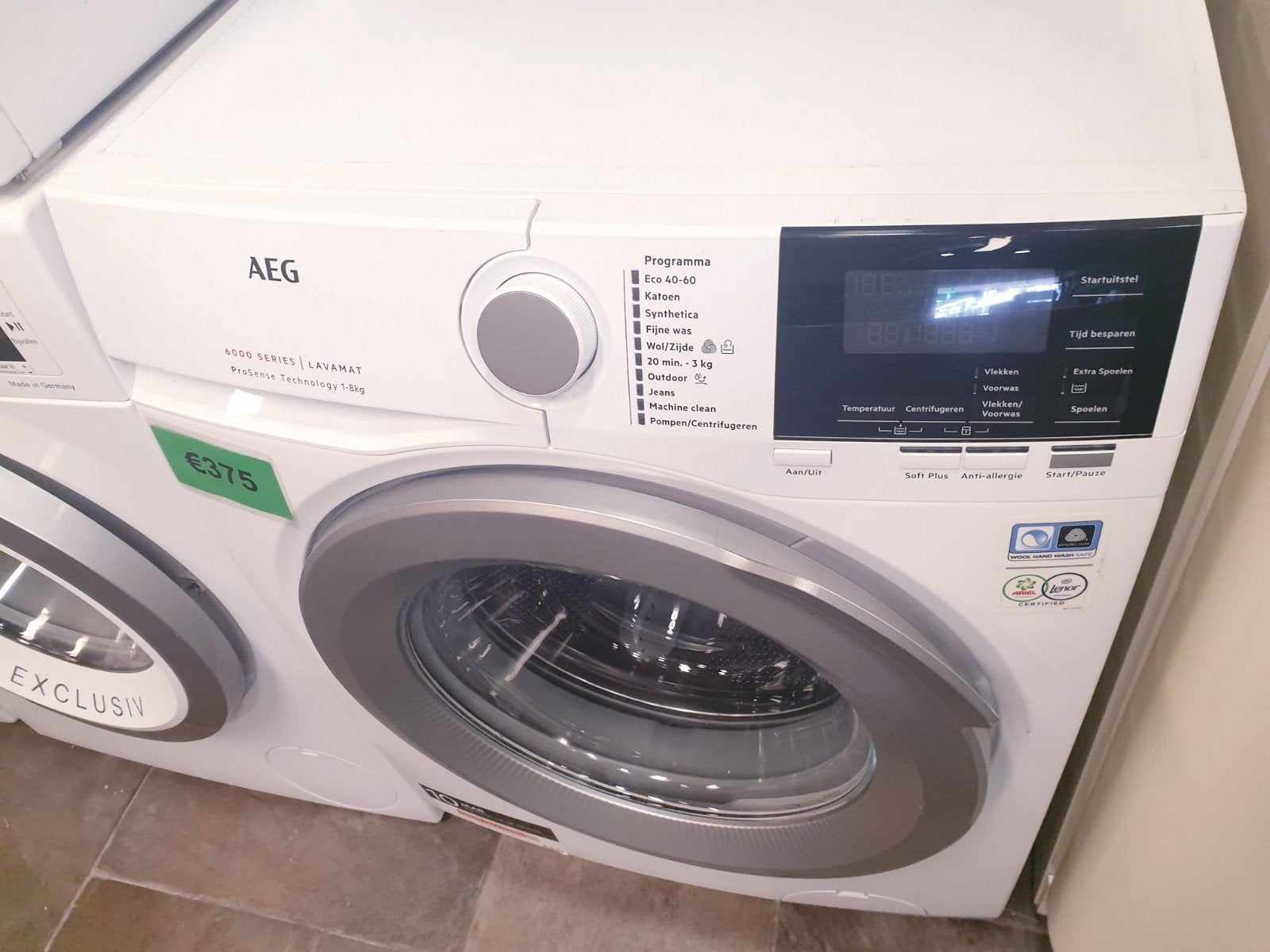 wasmachine AEG ️8kg️️️ ️️️️6000 Series A+++ 1 jaar Garantie, 1200 tot 1600 toeren, Minder dan 85 cm, 8 tot 10 kg, Ophalen of Verzenden