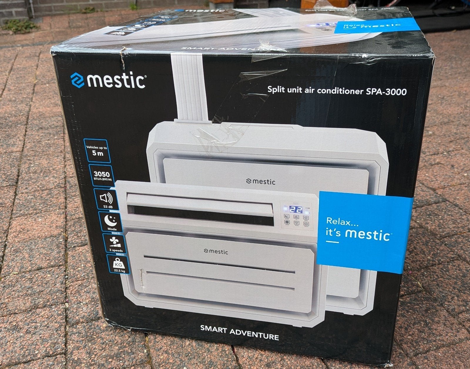 Mestic Split unit airconditioner SPA-3000, Ophalen, Gebruikt, Minder dan 60 m³, Timer