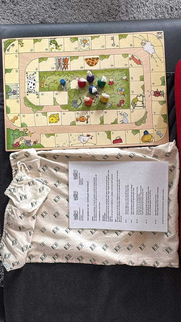 Houten bordspel Janbibejan Beestenboel, Vijf spelers of meer, Ophalen of Verzenden, Zo goed als nieuw, Jan Bibejan