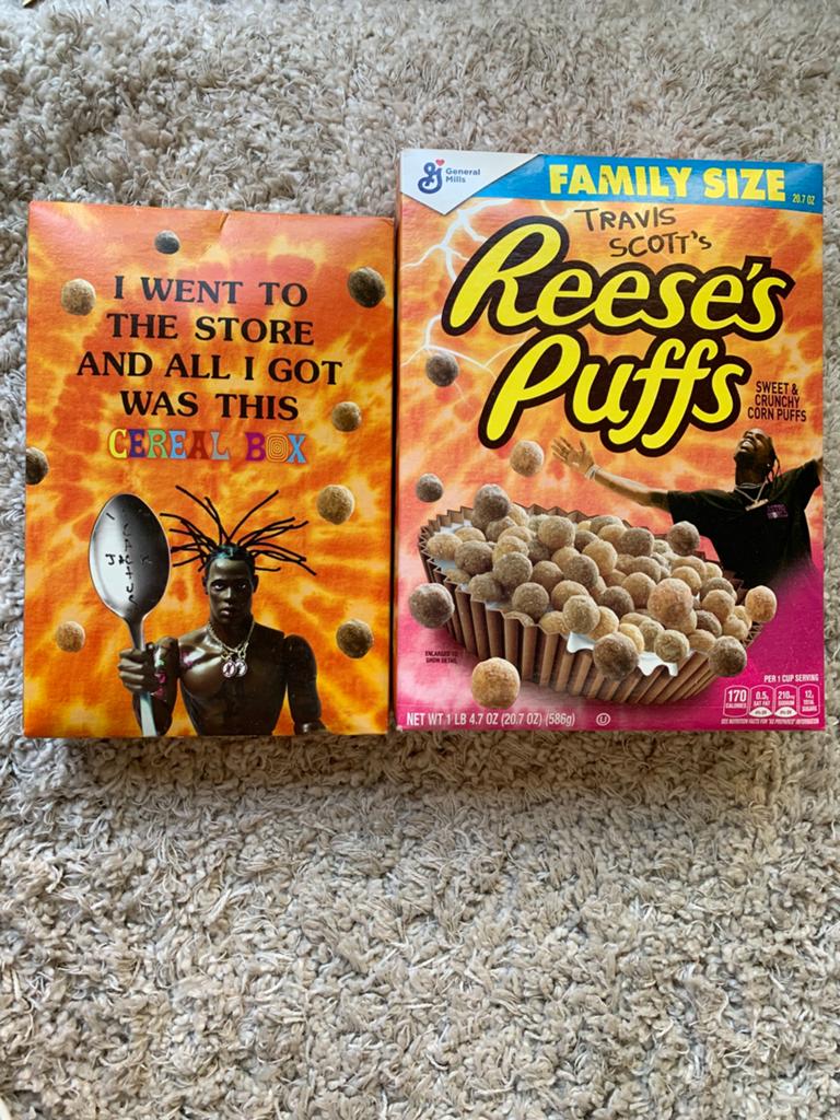 Reese’s Puffs Travis Scott DICHT, Ophalen of Verzenden, Nieuw