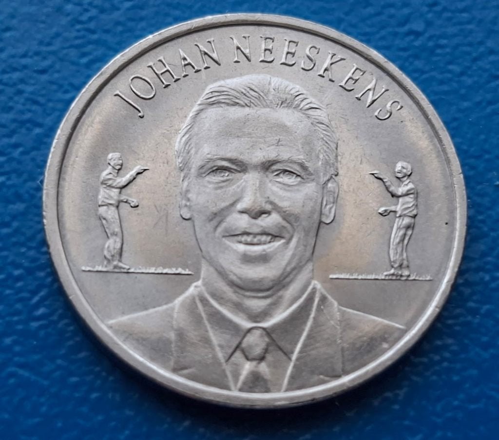 Penning Johan Neeskens - Oranje 2000, Postzegels en Munten, Verzenden, Overige materialen, Nederland