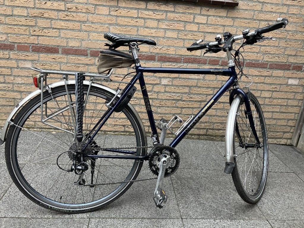 Koga Miyata Terra Liner herenfiets, Fietsen en Brommers, Gebruikt, Velgrem, Versnellingen, 53 tot 57 cm