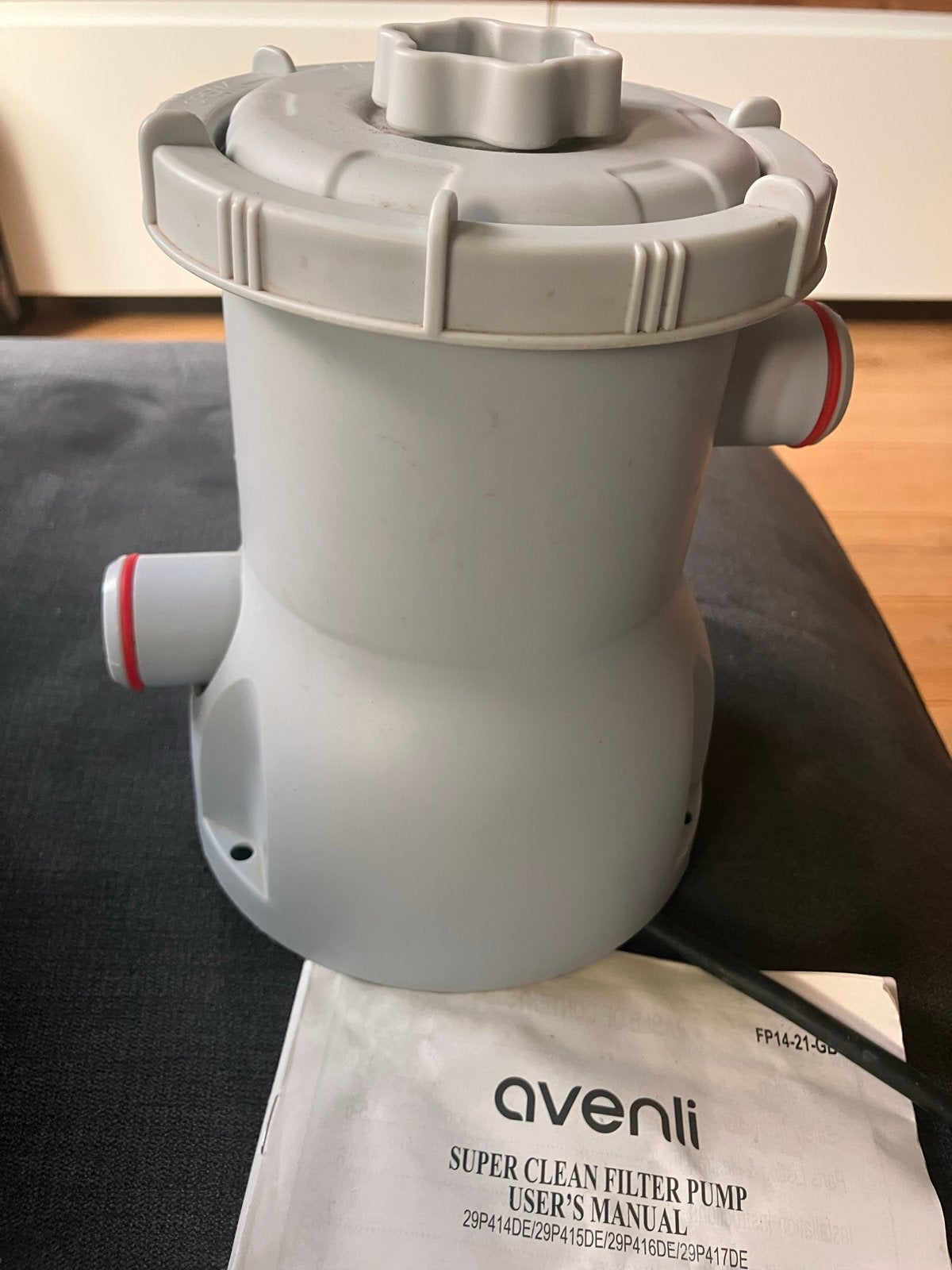 Avenli Super Clean Filterpomp - Inclusief Alle Onderdelen, Tuin en Terras, Zwembad-toebehoren, Ophalen, Zo goed als nieuw, Zwembadpomp