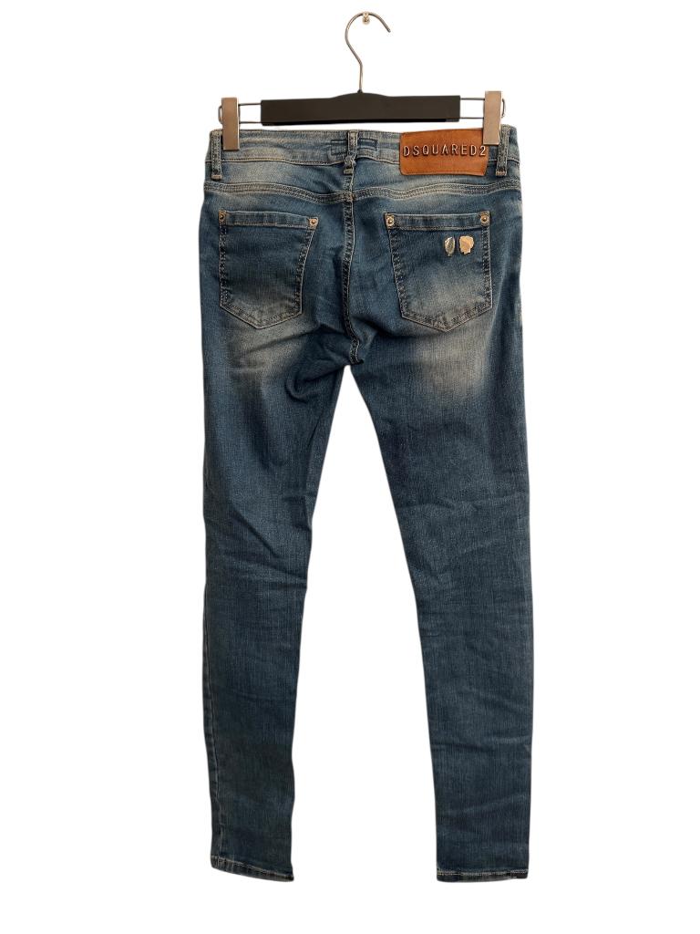 Dsquared spijkerbroek S, Blauw, W32 (confectie 46) of kleiner, Ophalen of Verzenden, Zo goed als nieuw