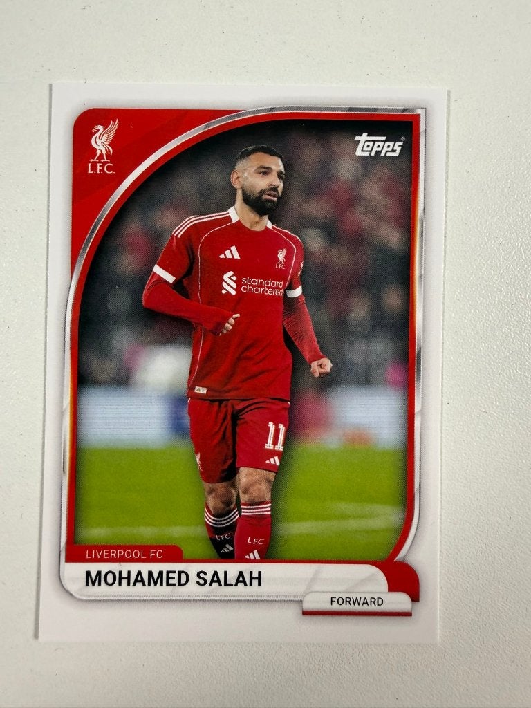 19 Mohamed Salah Collector Tin Liverpool 2025-26, Ophalen of Verzenden, Nieuw, Buitenlandse clubs, Poster, Plaatje of Sticker