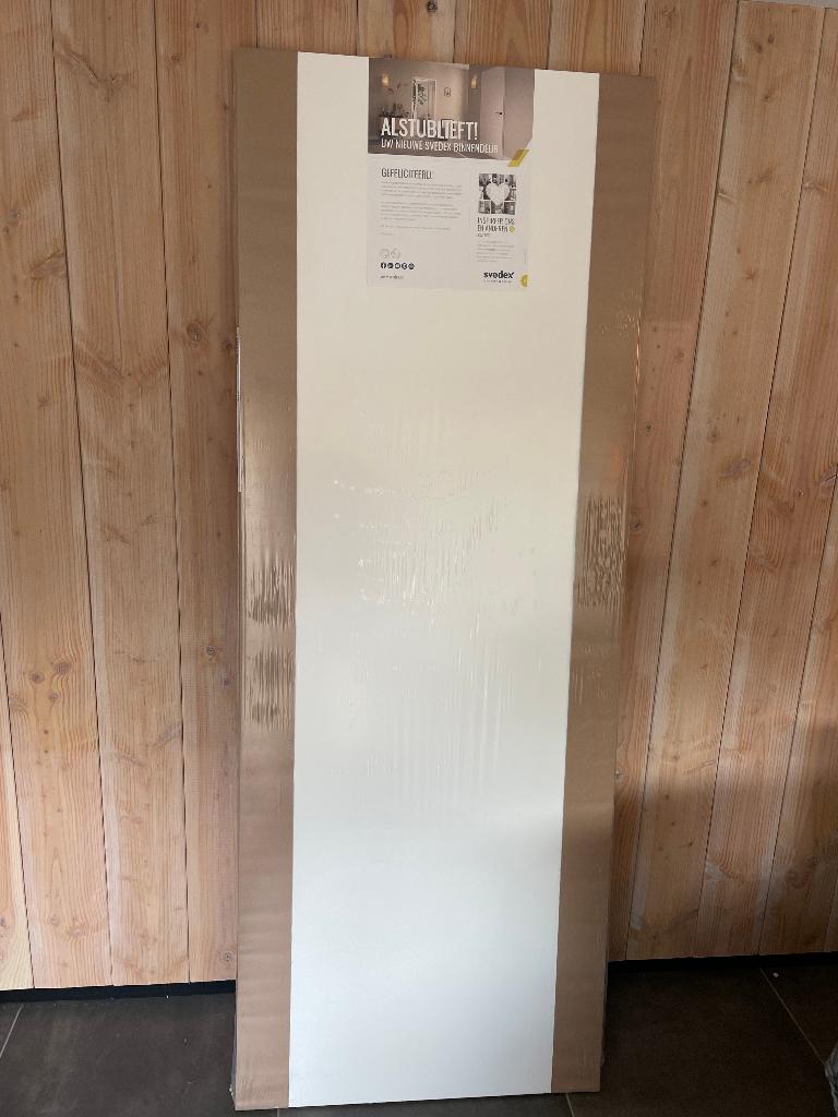 Aangeboden Svedex opdek binnendeur 2015 x 730 Extra wit, Doe-het-zelf en Verbouw, Deuren en Horren, Nieuw, Binnendeur, 200 tot 215 cm