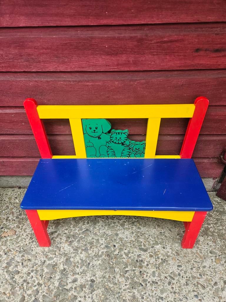 Kinderbankje., Ophalen, Zo goed als nieuw, Stoel(en)
