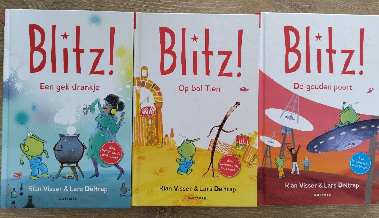 Blitz! Boekenreeks, 3 boeken, Ophalen of Verzenden, Zo goed als nieuw, Rian Visser & Lars Deltrap, Fictie algemeen