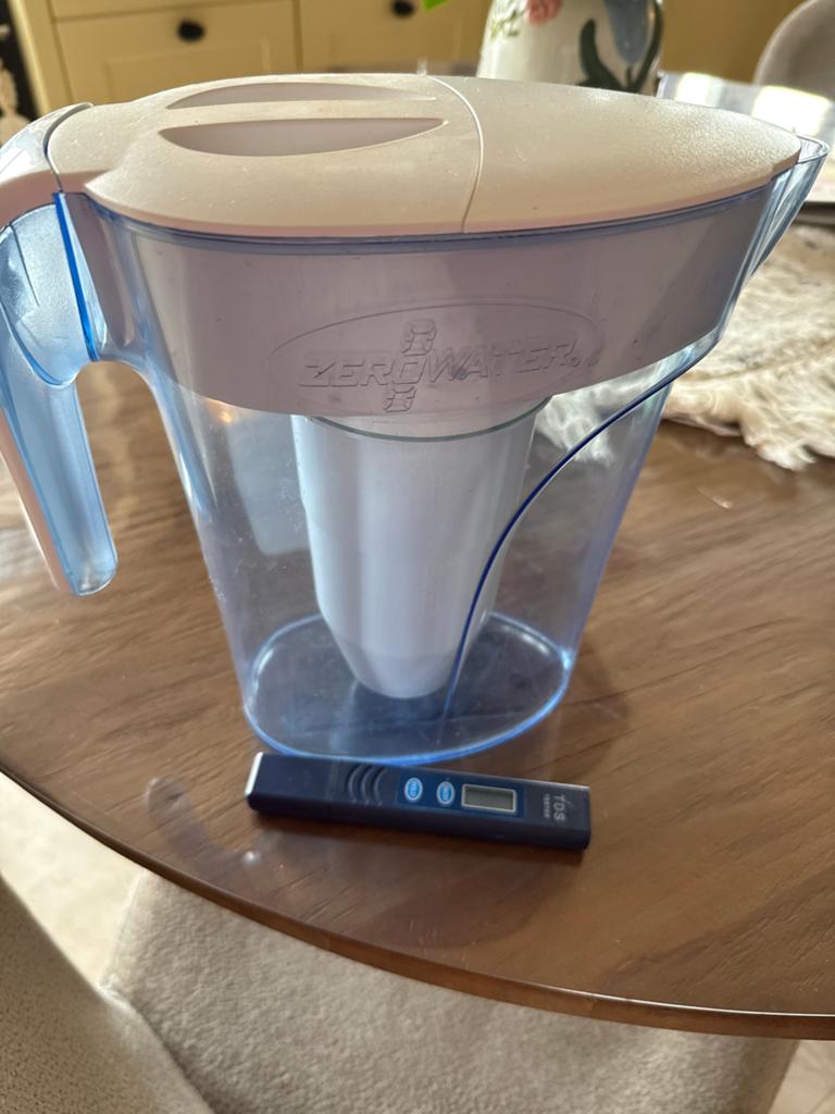 Zerowater waterfilterkan met TDS meter, Ophalen of Verzenden, Zo goed als nieuw