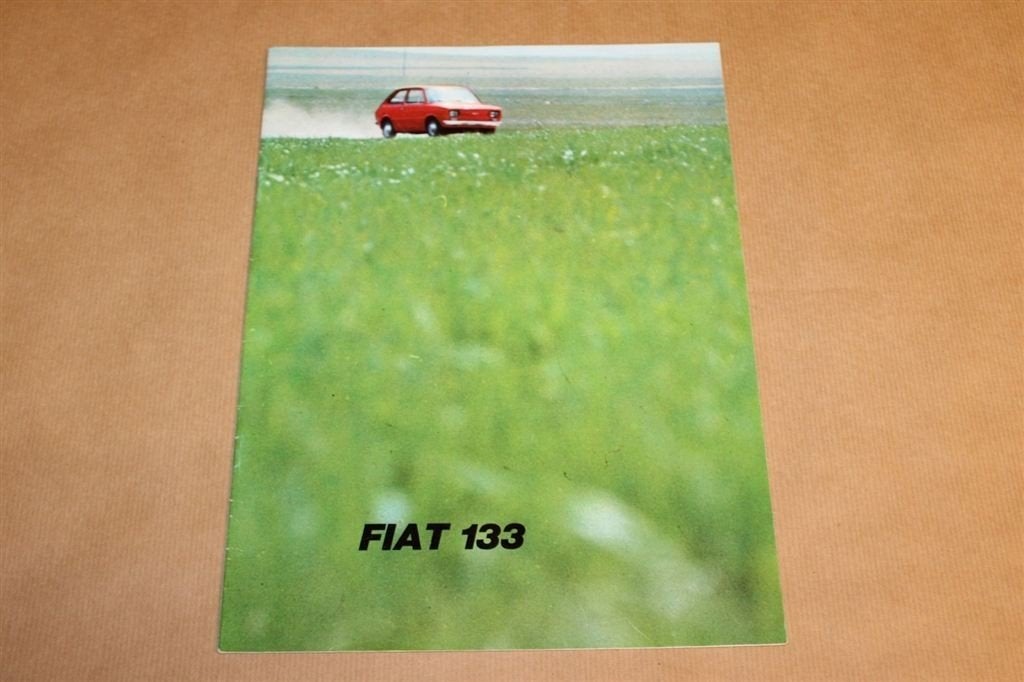 Zeldzame brochure - Fiat 133 - Circa 1974, Ophalen of Verzenden, Zo goed als nieuw, Overige merken