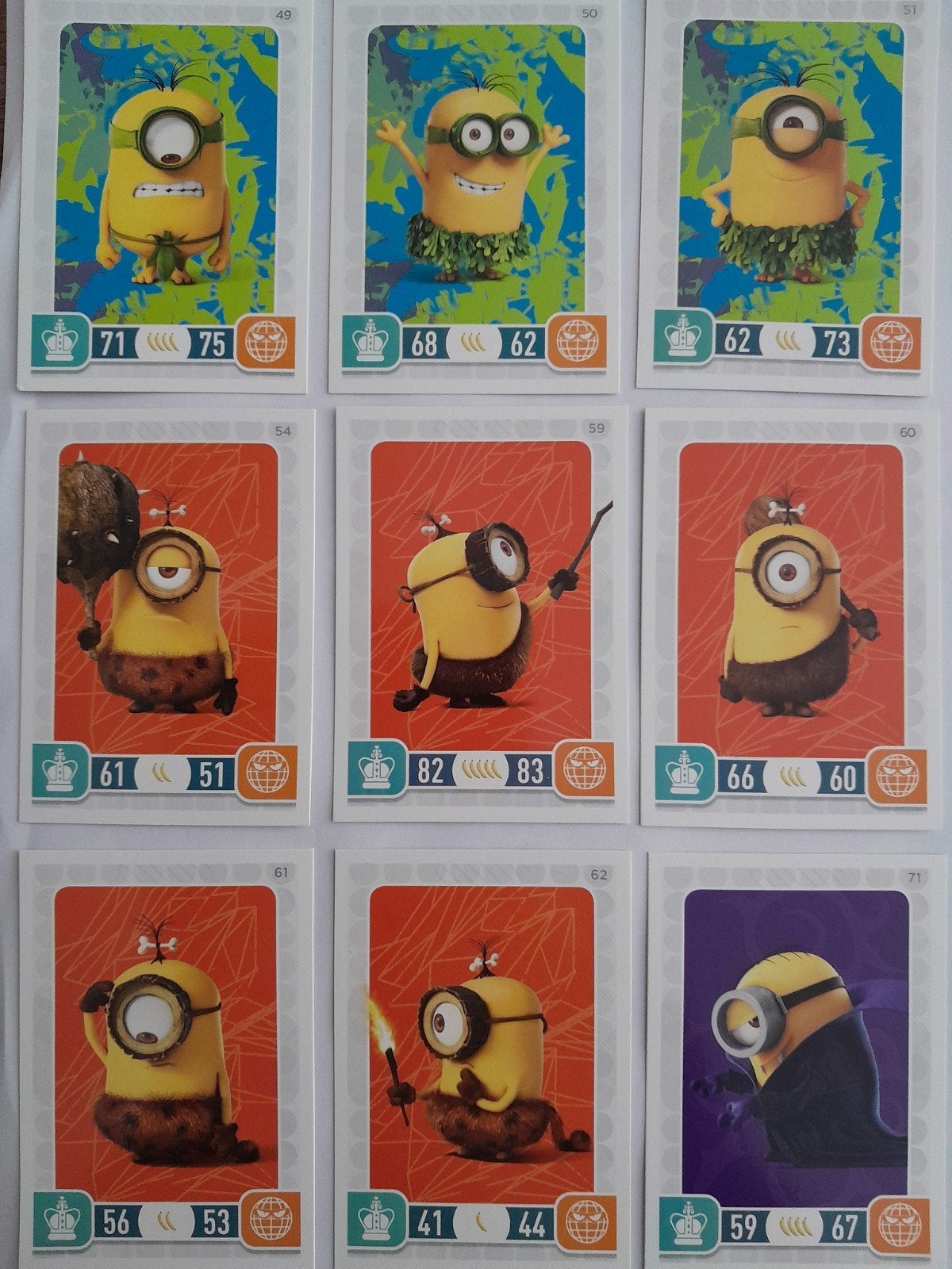 Minions Topps Trading Cards, Ophalen of Verzenden, Zo goed als nieuw, Meerdere kaarten