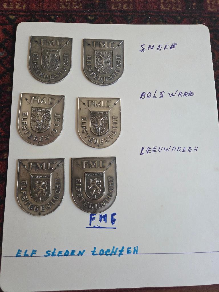 Elfstedentocht penningen, Ophalen of Verzenden, Zilver, Nederland