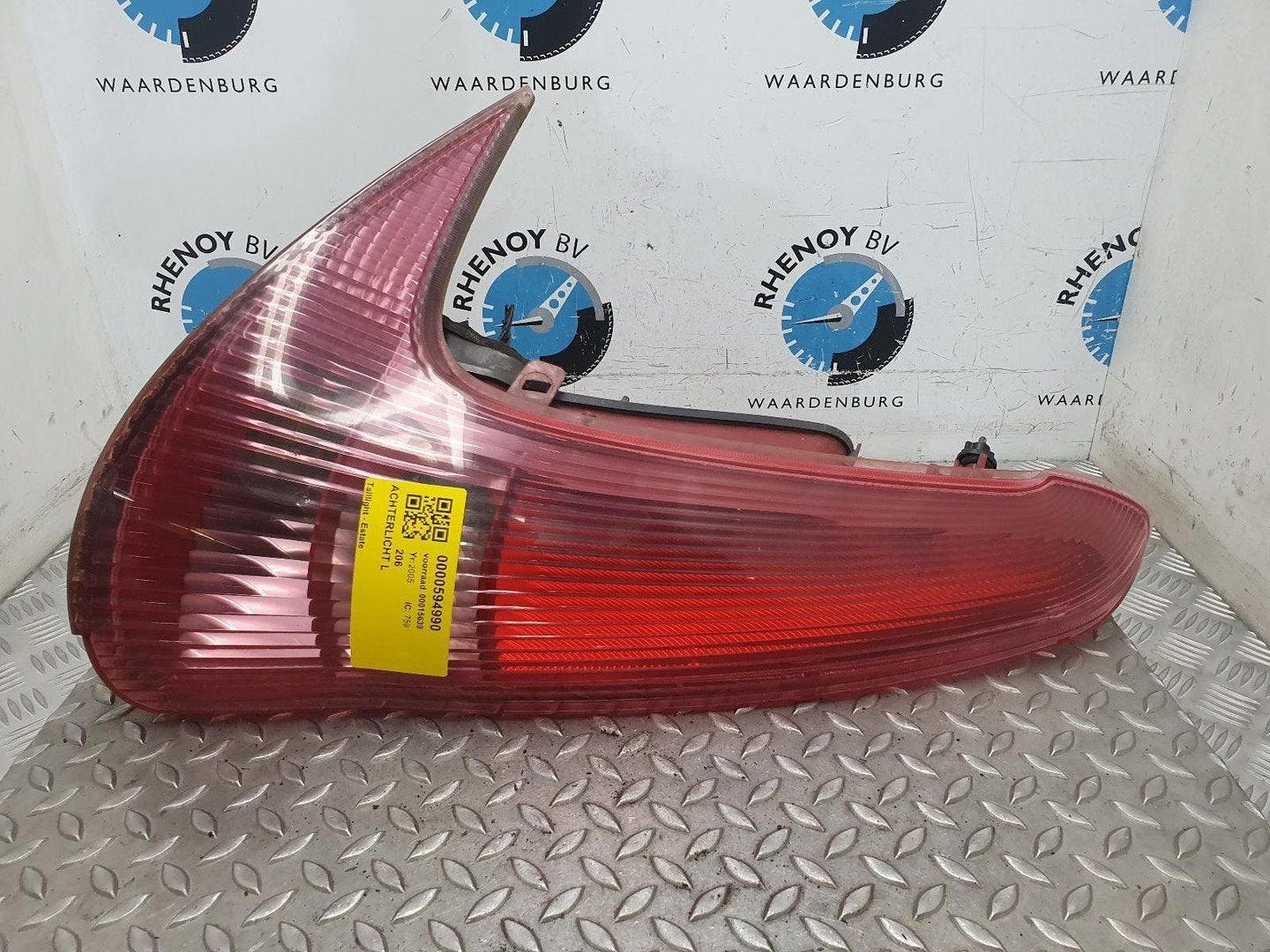 PEUGEOT 206 2.0 HDi Quiksilver  ACHTERLICHT L 2005, Ophalen of Verzenden, Gebruikt, Stiba lid