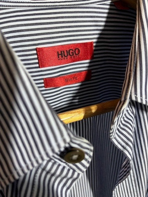 Overhemd Hugo Boss mt S (1), Kleding | Heren, Overhemden, Halswijdte 38 (S) of kleiner, Zo goed als nieuw, Hugo Boss, Verzenden