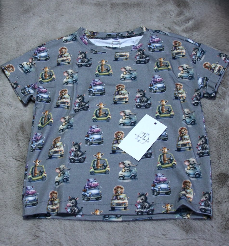 t-shirt safari grijs, Nieuw, Ophalen of Verzenden, Shirt of Longsleeve, Jongen