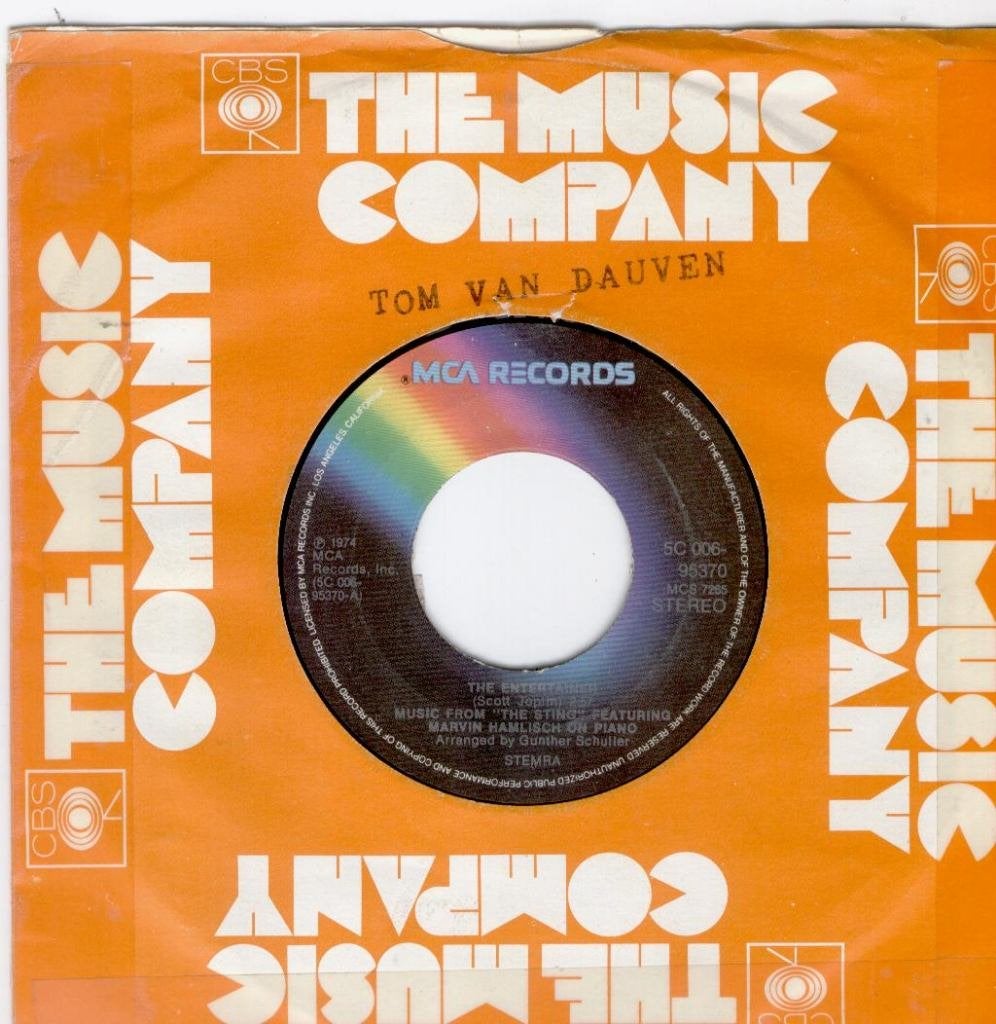 Marvin hamlish - the entertainer, Gebruikt, 7 inch, Ophalen of Verzenden, Pop