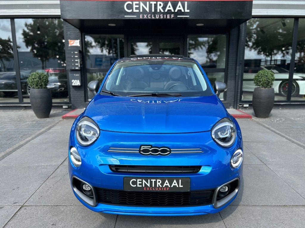 Fiat 500 X 1.5 Hybrid Dolcevita Sport Cabrio 130PK|Camera|AC, Auto's, 1380 kg, Zwart, 4 cilinders, Cabriolet