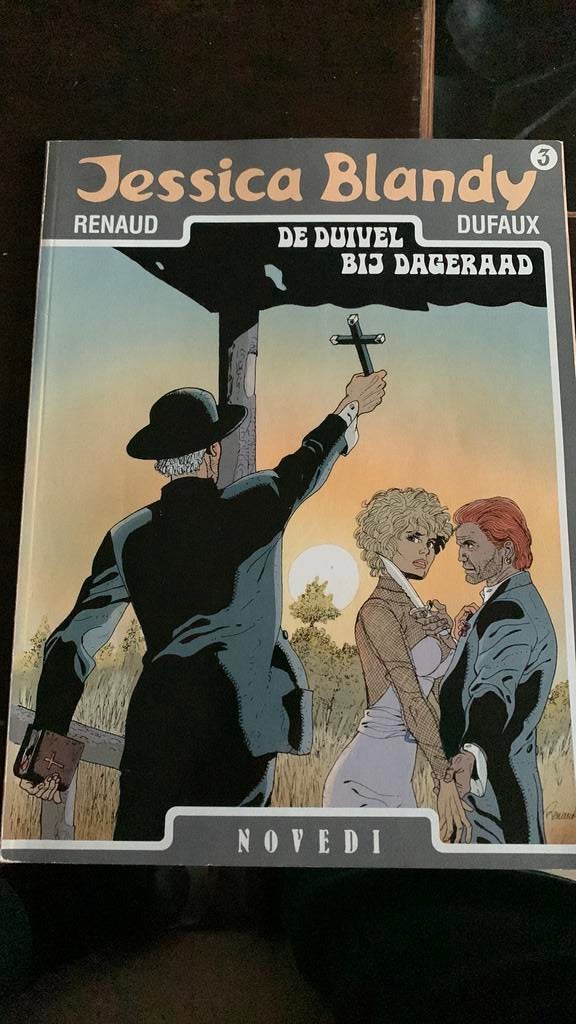 Jessica blandy de duivel bij dageraad deel 3 stripboeken, Eén stripboek, Ophalen of Verzenden, Zo goed als nieuw