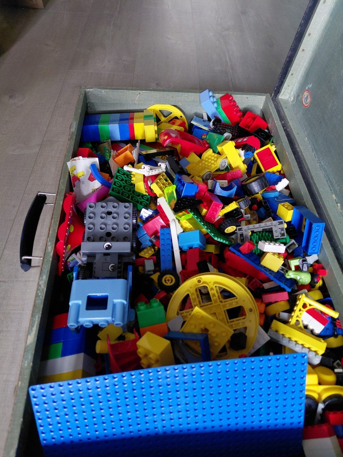 koffer met legoen duplo, Ophalen, Gebruikt, Losse stenen, Lego